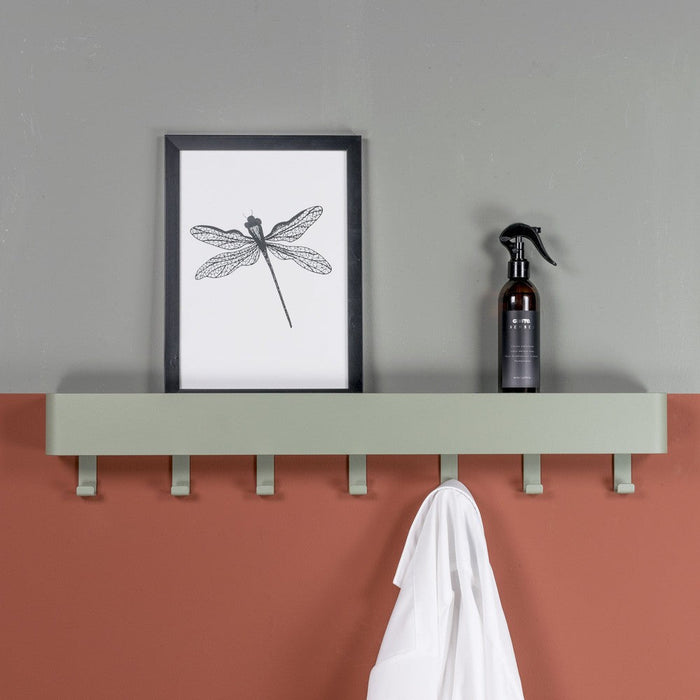 DAX PLAY 7 Wandkapstok - Dusty Green Spinder Design-Kapstokken-Spinder