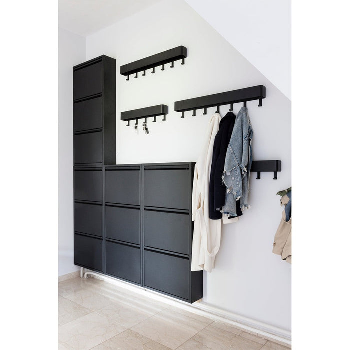 DAX PLAY 7 Wandkapstok - Zwart Spinder Design-Kapstokken-Spinder