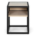 DIVA ONE-NIGHTSTAND Nachtkast - White Sand / Zwart-Bijzettafels-Spinder