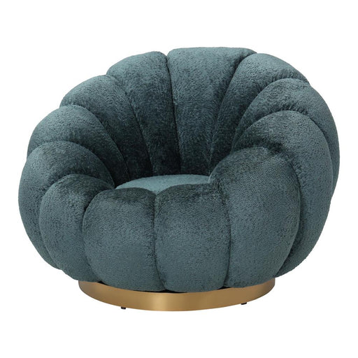 Daisy Fauteuil Teal Euphoria 13 Goud Base-Fauteuils-PTMD