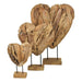 Decoratie Hart small - teak-Woondecoratie-HSM Collection