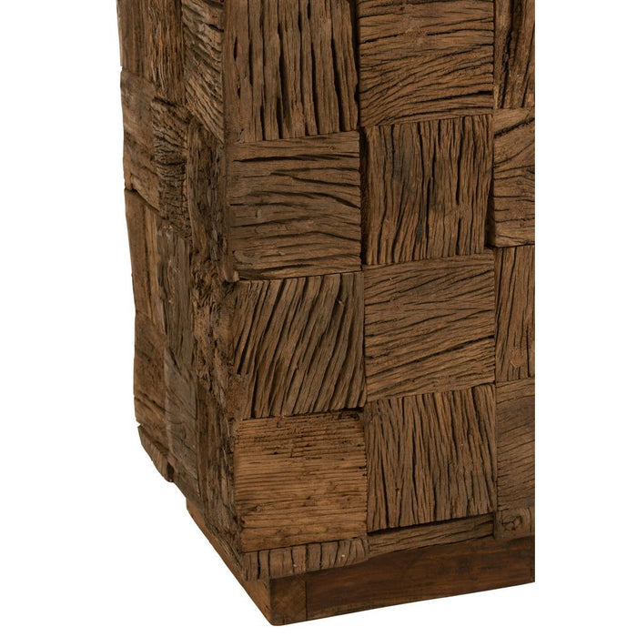 Decoratie Naturel Recycled hout M 30 cm-Woondecoratie-J-Line