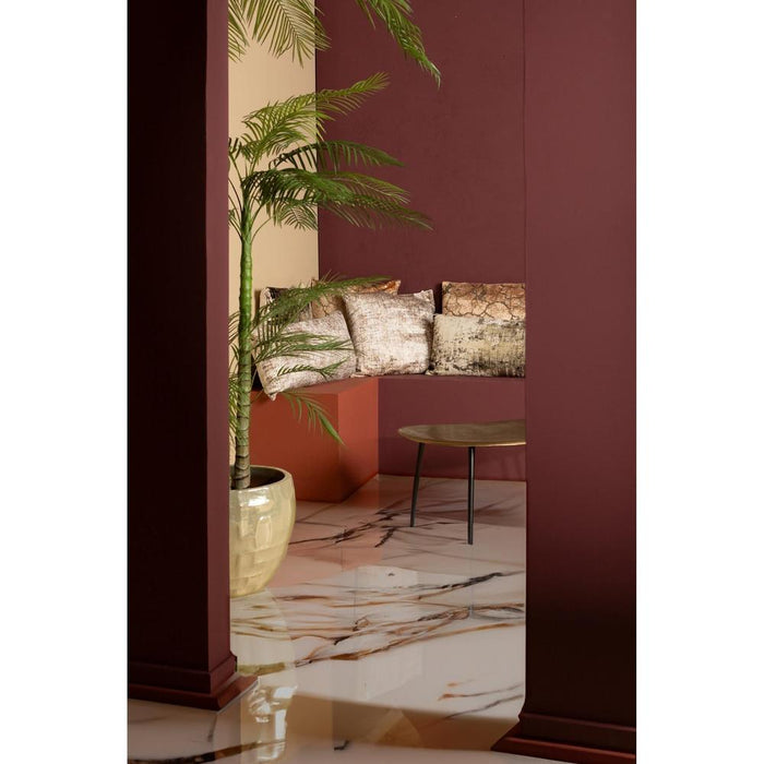 Decoratief kussen Ceola Groen Fluweel Rect Sierkussen Distress Print-Decoratief kussen-PTMD
