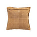 Decoratief kussen Cobie Camel Suède Leer Sierkussen Vierkant S-Decoratief kussen-PTMD