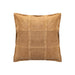 Decoratief kussen Cobie Camel Suède Leer Sierkussen Vierkant S-Decoratief kussen-PTMD