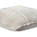 Decoratief kussen Cobie Taupe Suède Leer Sierkussen Vierkant S-Decoratief kussen-PTMD
