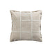 Decoratief kussen Cobie Taupe Suède Leer Sierkussen Vierkant S-Decoratief kussen-PTMD