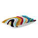 Decoratief kussen Courtneay Blauw Rechthoekig Embroidery Sierkussen Lines-Decoratief kussen-PTMD