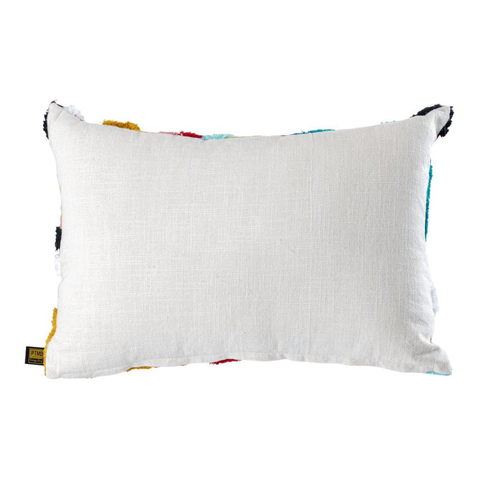 Decoratief kussen Courtneay Blauw Rechthoekig Embroidery Sierkussen Lines-Decoratief kussen-PTMD