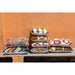 Decoratief kussen Courtneay Blauw Rechthoekig Embroidery Sierkussen Lines-Decoratief kussen-PTMD