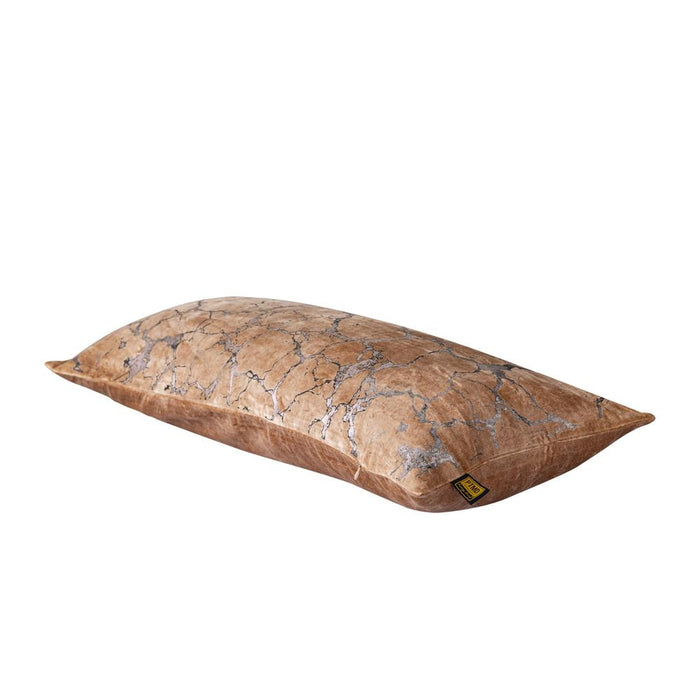 Decoratief kussen Kyleen Goud Fluweel Rect Sierkussen Crackle Print-Decoratief kussen-PTMD