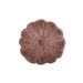 Decoratief kussen Lilymay Bruin Polyester Flower Sierkussen Rond-Decoratief kussen-PTMD