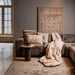Decoratief kussen Linde Offwhite Imitatiebont Sierkussen Vierkant S-Decoratief kussen-PTMD