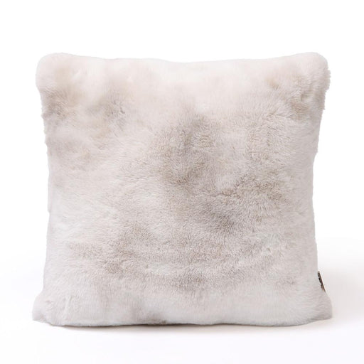 Decoratief kussen Linde Offwhite Imitatiebont Sierkussen Vierkant S-Decoratief kussen-PTMD
