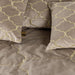 Decoratief kussen Lizze Beige Fluweel Sierkussen Embroidery Vierkant L-Decoratief kussen-PTMD