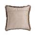 Decoratief kussen Nous Beige Fluweel Sierkussen met franjes Vierkant L-Decoratief kussen-PTMD