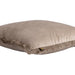 Decoratief kussen Nous Beige Fluweel Sierkussen met franjes Vierkant L-Decoratief kussen-PTMD