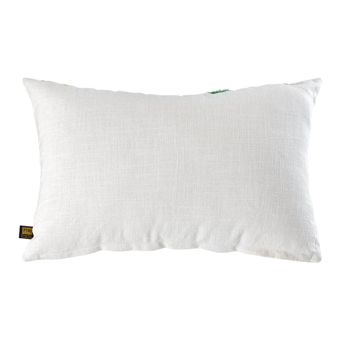 Decoratief kussen Prinay Roze Rect Embroidery Sierkussen met Dots-Decoratief kussen-PTMD