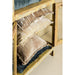 Decoratief kussen Senny Beige Fluweel Sierkussen Ruffle Rim Vierkant L-Decoratief kussen-PTMD