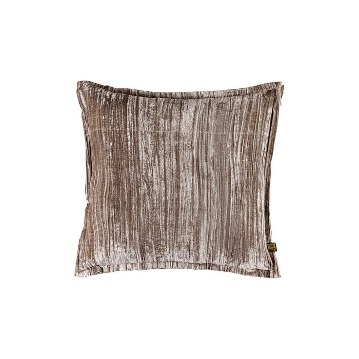 Decoratief kussen Senny Beige Fluweel Sierkussen Ruffle Rim Vierkant L-Decoratief kussen-PTMD