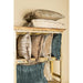 Decoratief kussen Senny Taupe Fluweel Sierkussen Ruffle Rim Vierkant L-Decoratief kussen-PTMD