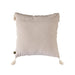 Decoratief kussen Sierkussen Zalie Naturel Cottoncushion Zebra Franjes Vierkant L-Decoratief kussen-PTMD