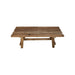 Decoratieve bank Napels - 100 - blank - teak-Eetkamerbanken-HSM Collection