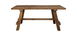 Decoratieve bank Napels - 100 - blank - teak-Eetkamerbanken-HSM Collection