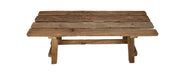 Decoratieve bank Napels - 100 - blank - teak-Eetkamerbanken-HSM Collection