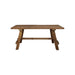 Decoratieve bank Napels - 100 - blank - teak-Eetkamerbanken-HSM Collection