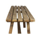 Decoratieve bank Napels - 120 - blank - teak-Eetkamerbanken-HSM Collection