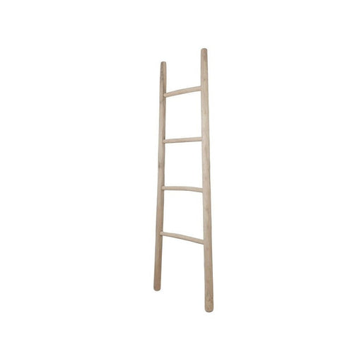 Decoratieve ladder - 35-45x5x150 - Naturel - Teak-Decoratief ladders-HSM Collection