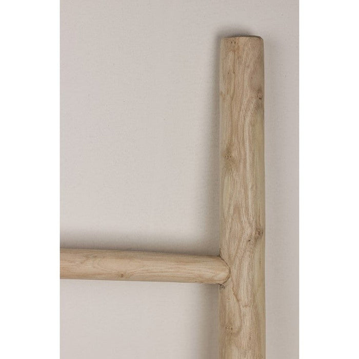 Decoratieve ladder - 35-45x5x150 - Naturel - Teak-Decoratief ladders-HSM Collection