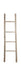 Decoratieve ladder - 35-45x5x150 - Naturel - Teak-Decoratief ladders-HSM Collection