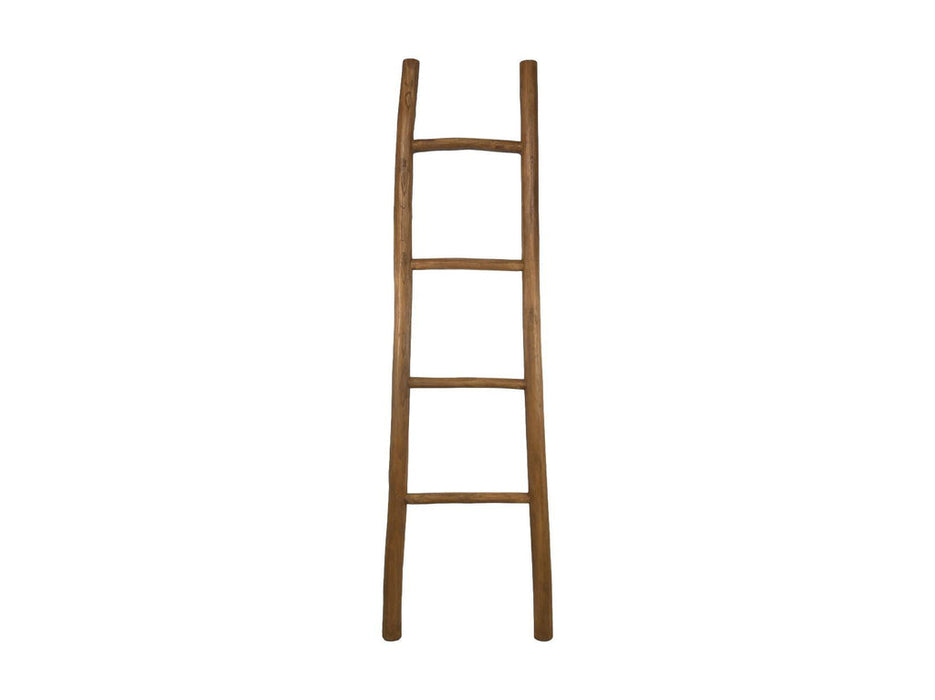 Decoratieve ladder - 35-45x5x150 - Walnoot - Teak-Decoratief ladders-HSM Collection