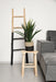 Decoratieve ladder - 45x4x150 - Naturel/zwart - Teak-Decoratief ladders-HSM Collection