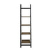 Decoratieve ladder - mangohout/ijzer - powdercoated zwart-Decoratief ladders-HSM Collection