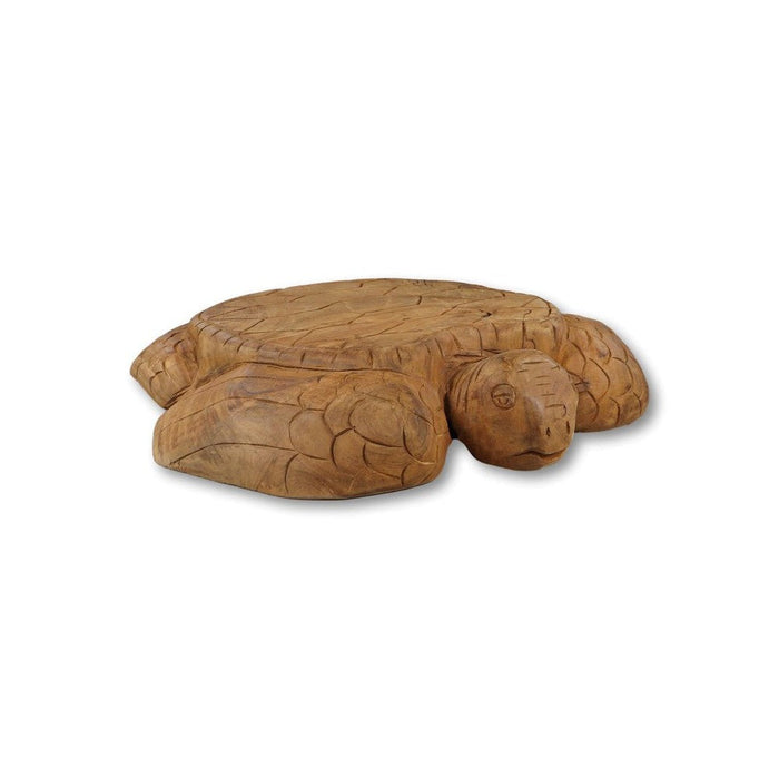 Decoratieve schildpad Root - blank - teak-Woondecoratie-HSM Collection