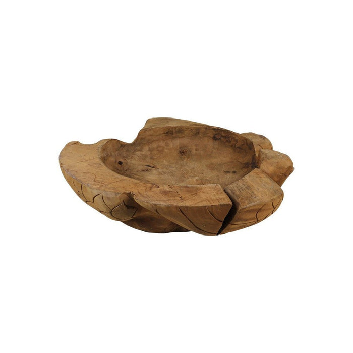 Decoratieve schildpad Root - blank - teak-Woondecoratie-HSM Collection