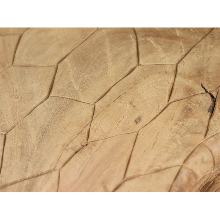 Decoratieve schildpad Root - blank - teak-Woondecoratie-HSM Collection