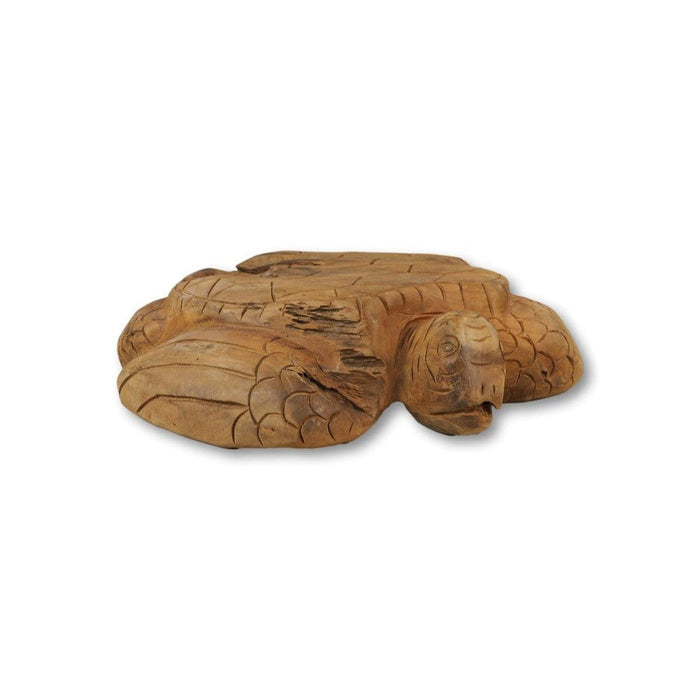 Decoratieve schildpad Root - blank - teak-Woondecoratie-HSM Collection