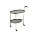 Dessert Trolley Ovale 2 Levels Iron | Glass Grey-Trolleys-J-Line