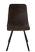 Dining Chair Clark Metal/Polyester Brown-Eetkamerstoelen-J-Line