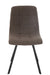 Dining Chair Clark Metal/Polyester Brown-Eetkamerstoelen-J-Line