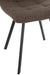 Dining Chair Clark Metal/Polyester Brown-Eetkamerstoelen-J-Line