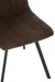 Dining Chair Clark Metal/Polyester Brown-Eetkamerstoelen-J-Line