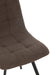 Dining Chair Clark Metal/Polyester Brown-Eetkamerstoelen-J-Line