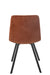 Dining Chair Clark Metal/Polyester Rust-Eetkamerstoelen-J-Line