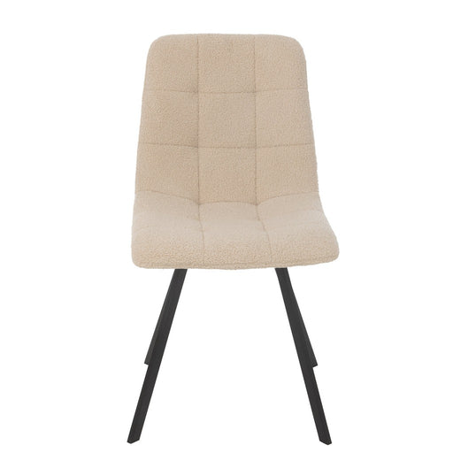 Dining Chair Clark Metal/Polyester White-Eetkamerstoelen-J-Line