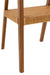 Dining Chair Square Open Webbing Teak Wood Brown-Eetkamerstoelen-J-Line